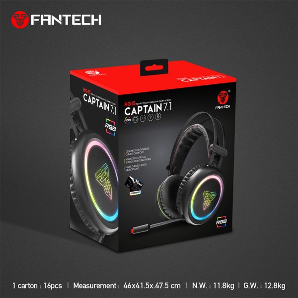 هدست FANTECH CAPTAIN 7.1 HG15 - Image 15