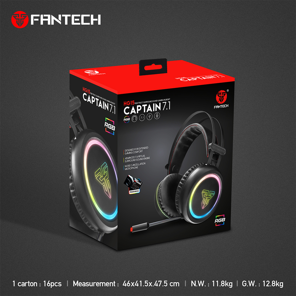 هدست FANTECH CAPTAIN 7.1 HG15 - Image 15