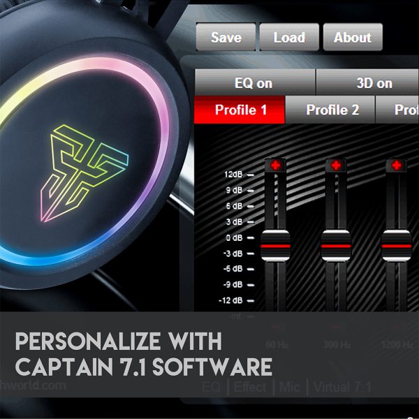 هدست FANTECH CAPTAIN 7.1 HG15 - Image 11