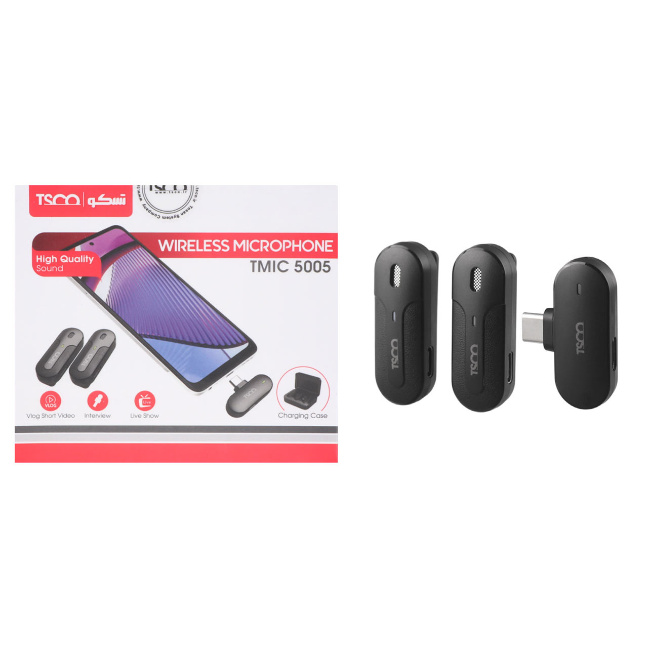 میکروفون بی سیم تسکو TMIC 5005 - Image 2