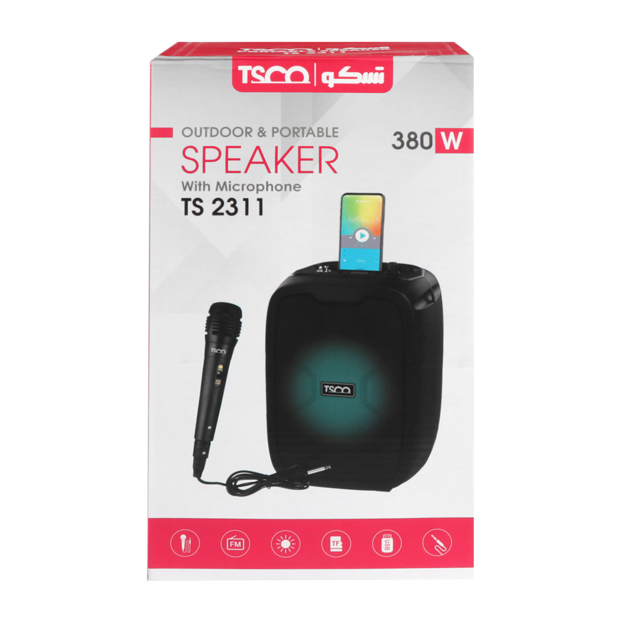 اسپیکر بلوتوثی تسکو مدل TSCO TS 2311 - Image 6